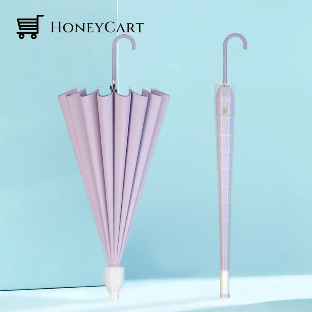 Long Handle Automatic Umbrella Parasols & Rain Umbrellas