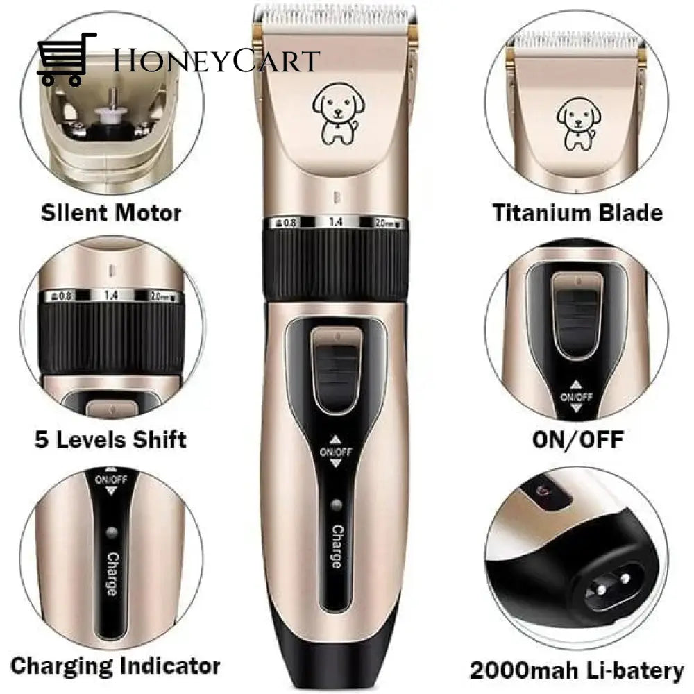 Low Noise Pet Grooming Clipper