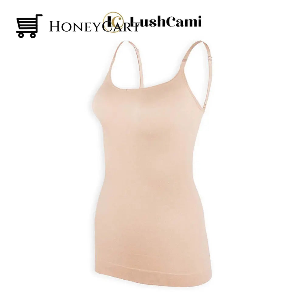 Lushcami - Comfortable Scoop Neck Shapping Cami