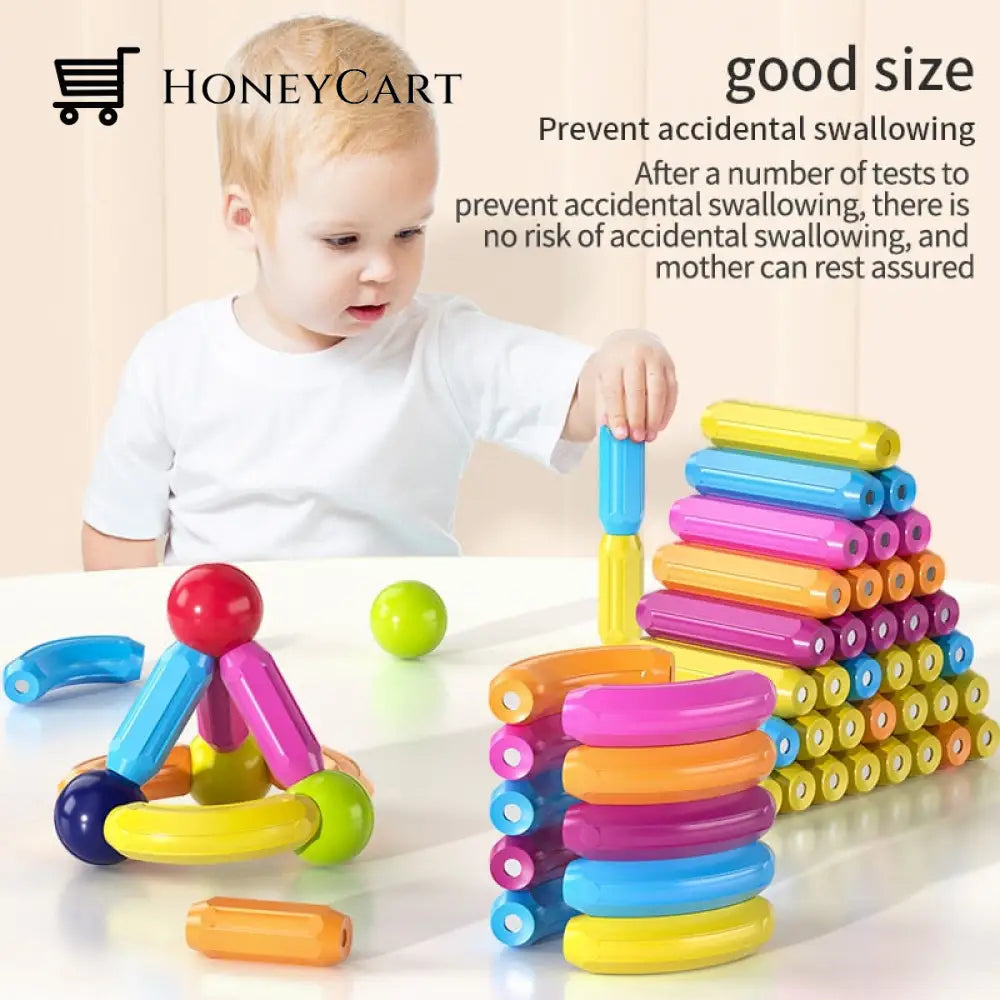 Magbuild Kids Magnetic Construction Set Toys