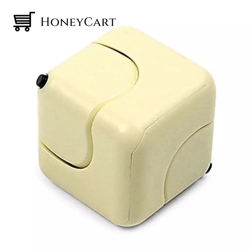 Magic Mini Cube Infinity Fidget Toy Yellow Toys