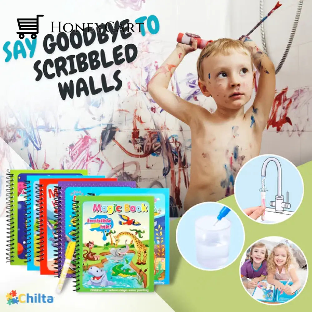 Magical Book Water Drawing Tool