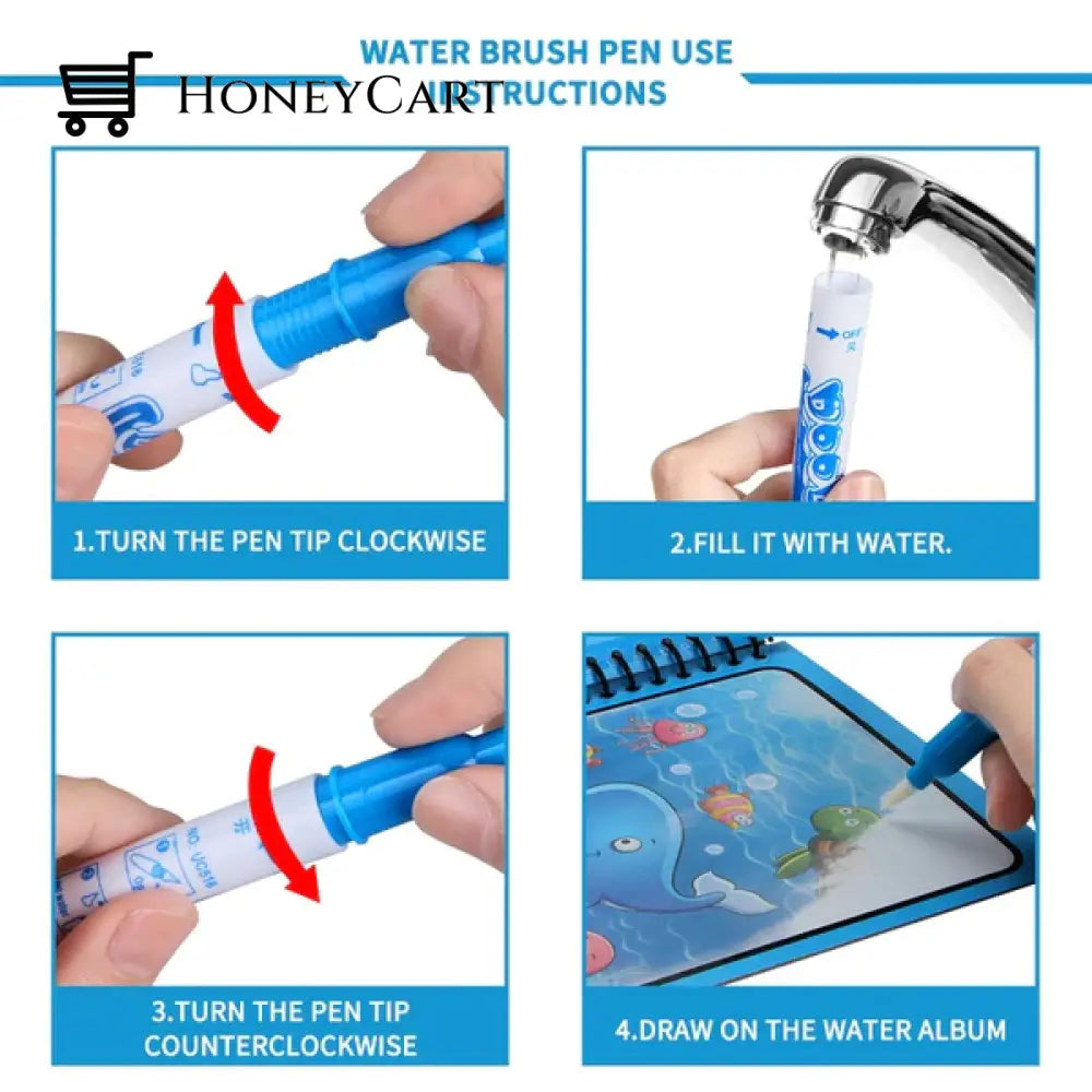 Magical Book Water Drawing Tool