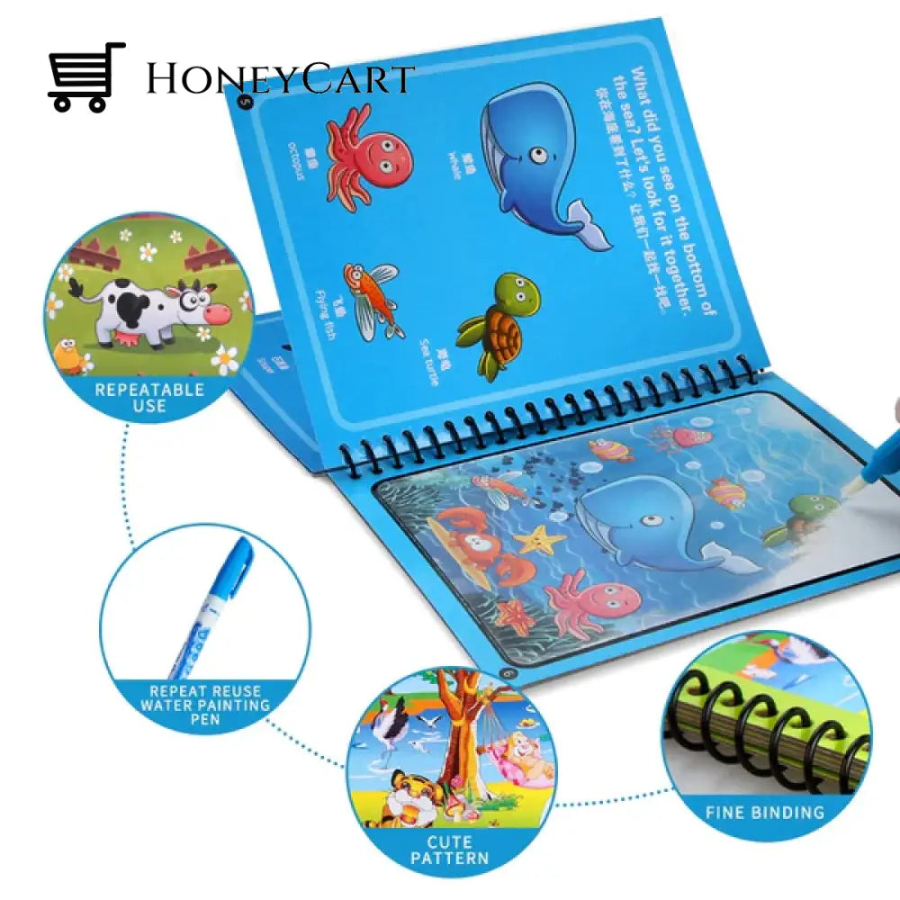 Magical Book Water Drawing Tool