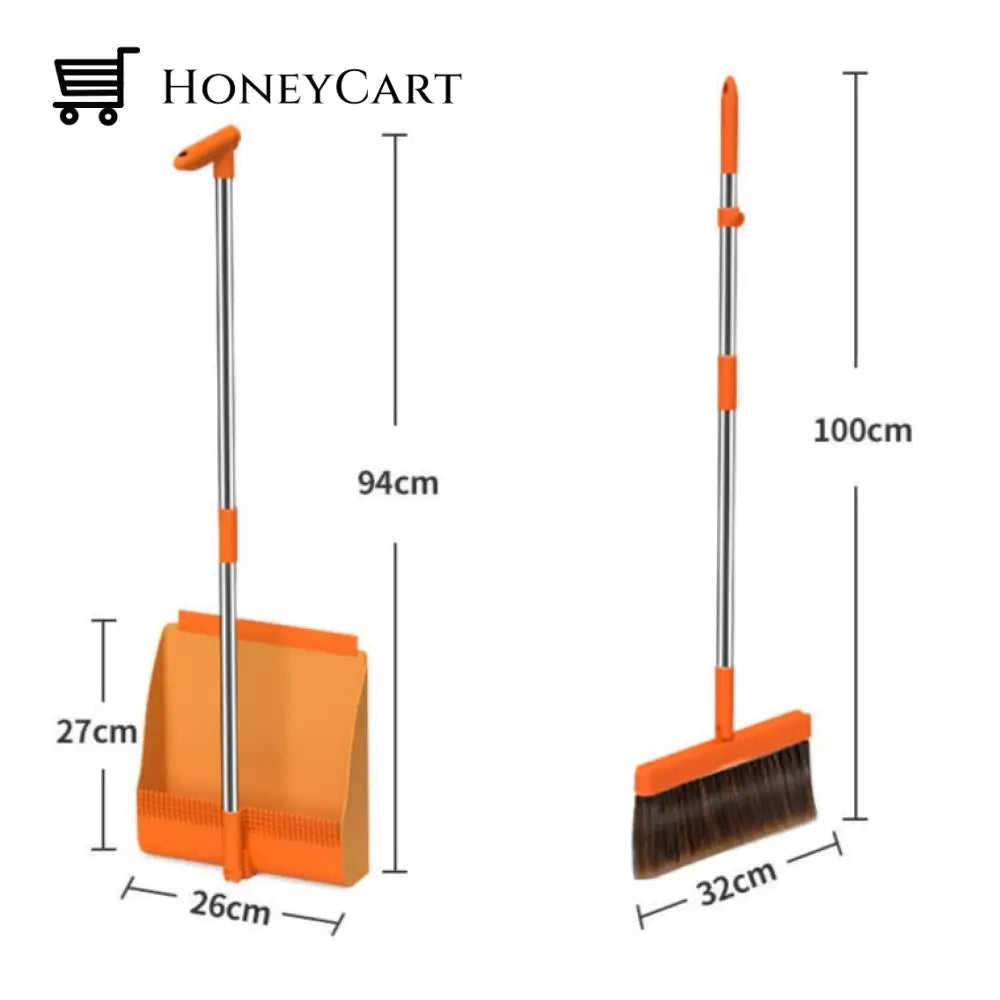 Magnetic Self-Cleaning Foldable Broom Brooms