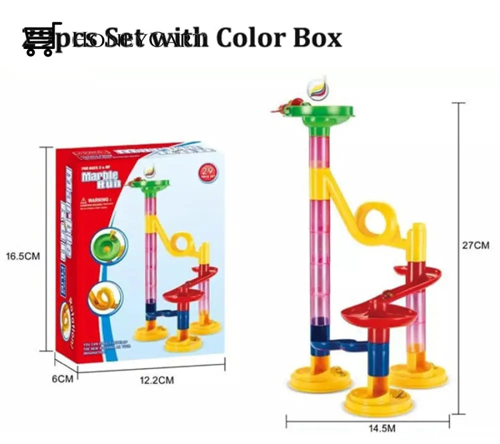 Marble Run 142 Building Blocks Diy Creativity Construction Toy 29 Pcs Toys