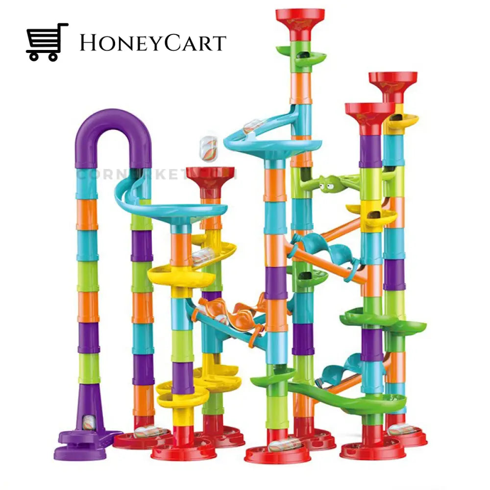 Marble Run 142 Building Blocks Diy Creativity Construction Toy Td1130A-113 Toys
