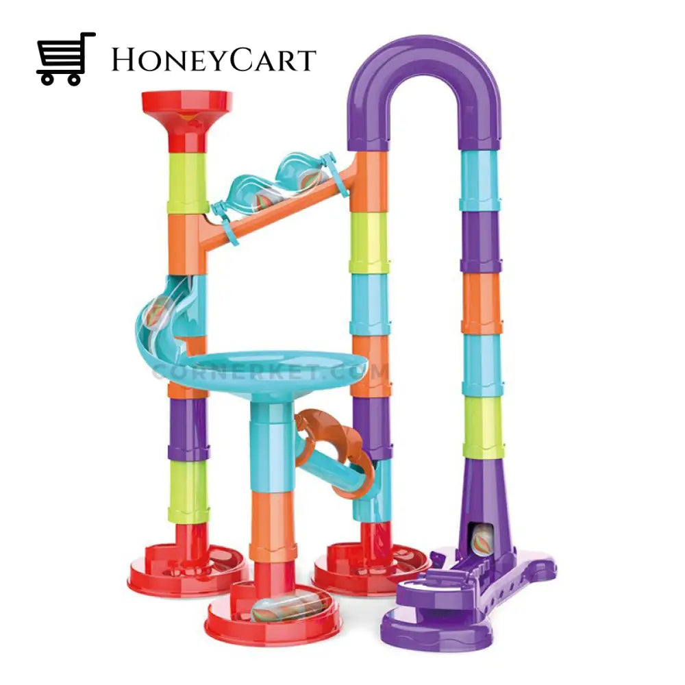 Marble Run 142 Building Blocks Diy Creativity Construction Toy Td1130A-45 Toys
