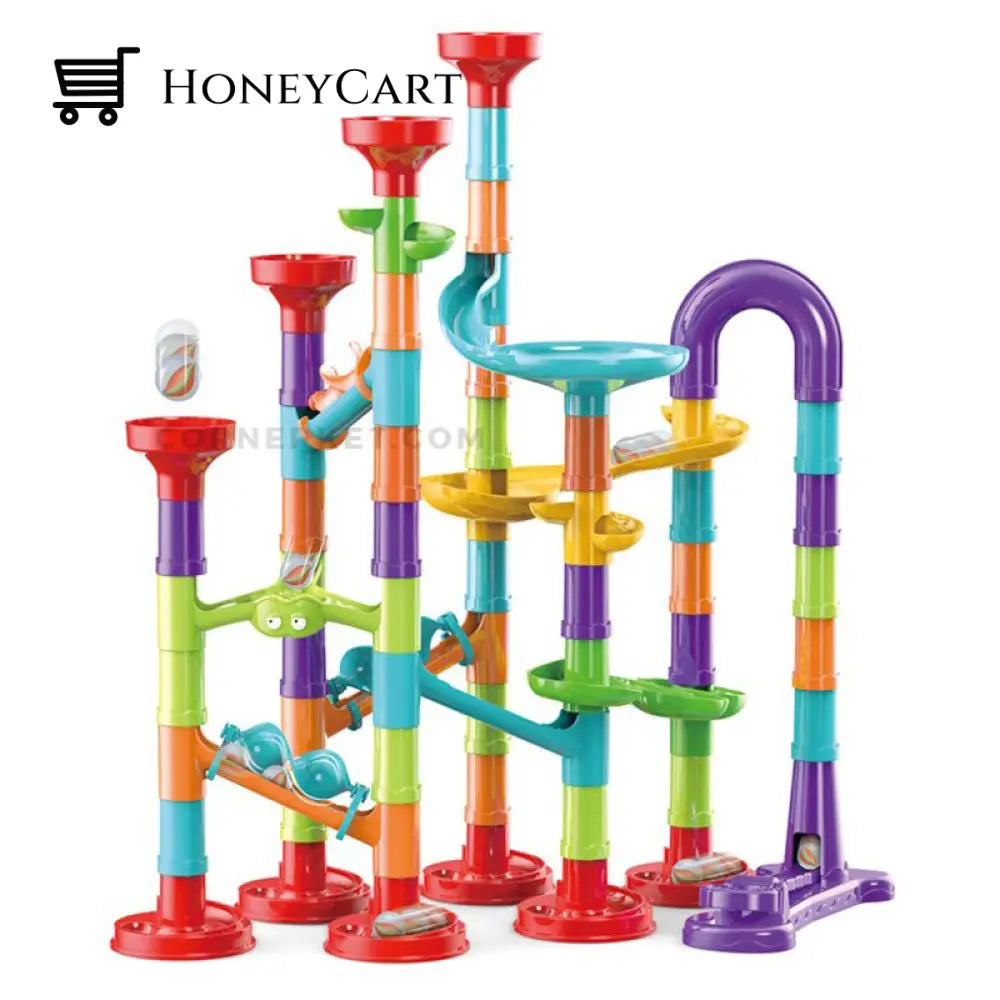 Marble Run 142 Building Blocks Diy Creativity Construction Toy Td1130A-93 Toys