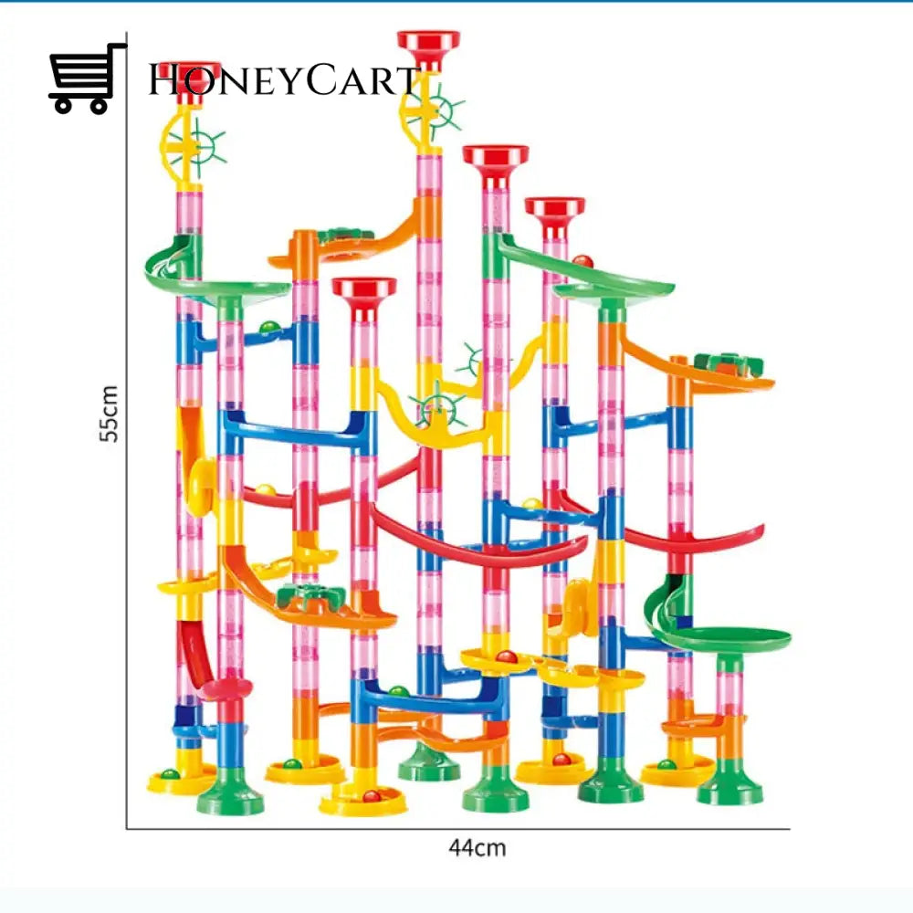 Marble Run 142 Building Blocks Diy Creativity Construction Toy Toys