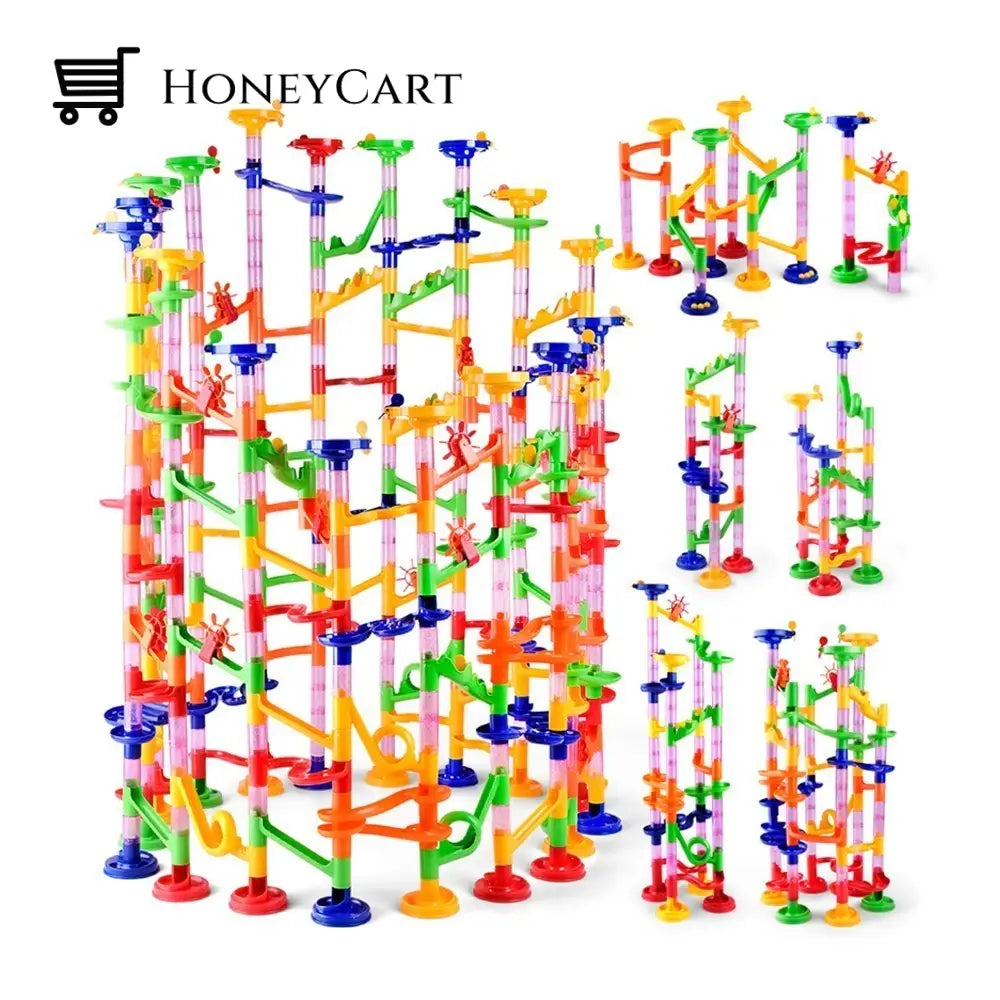 Marble Run 142 Building Blocks Diy Creativity Construction Toy Toys