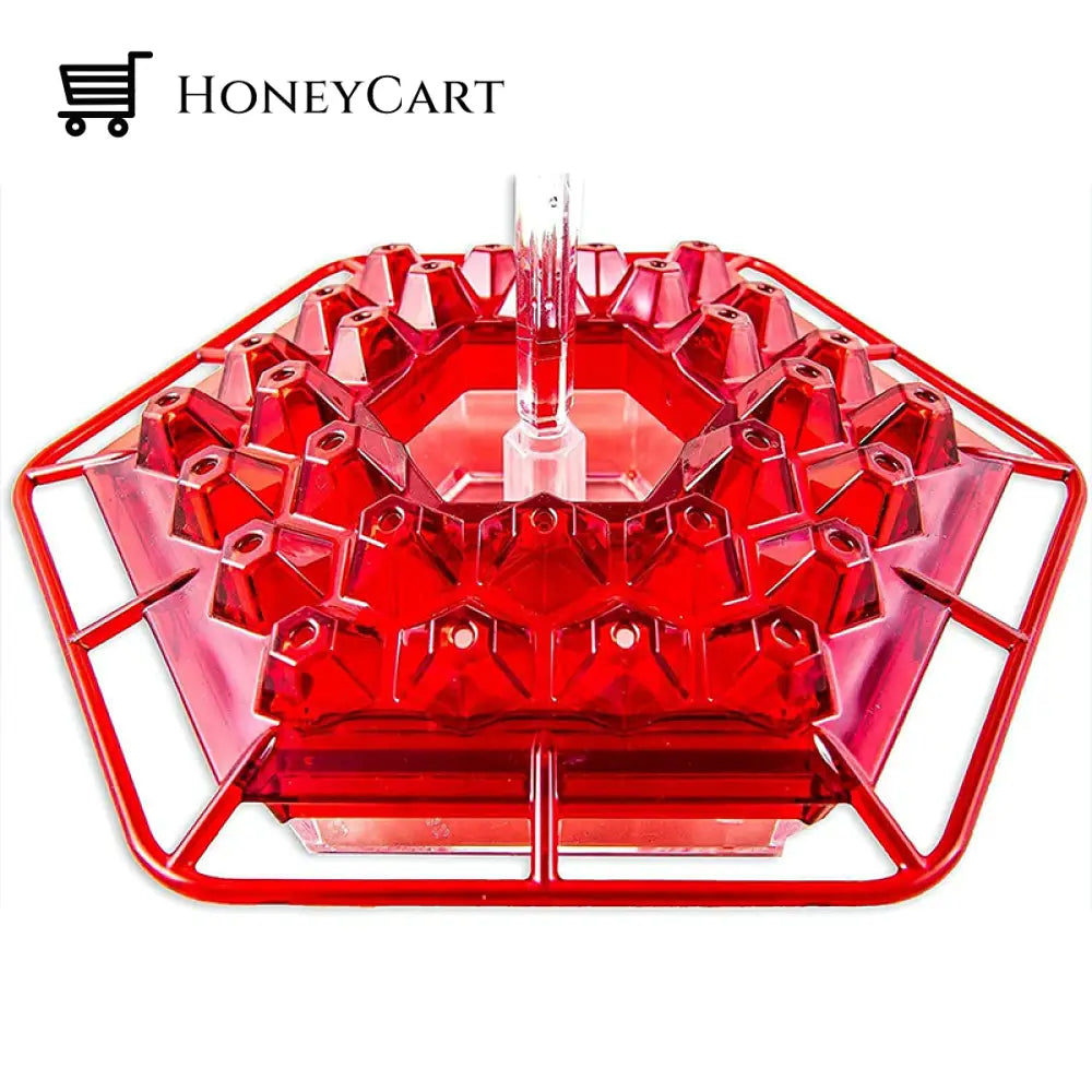 Marys Sweety Hummingbird Feeder With Perch And Built-In Ant Moat - Easy To Clean Best Feeders Gift