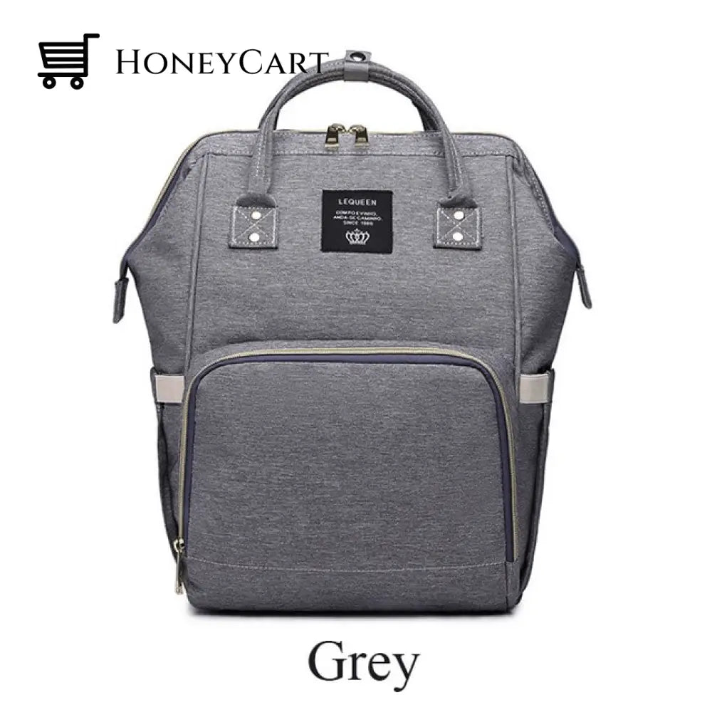 Maternity Nappy Bag Gray