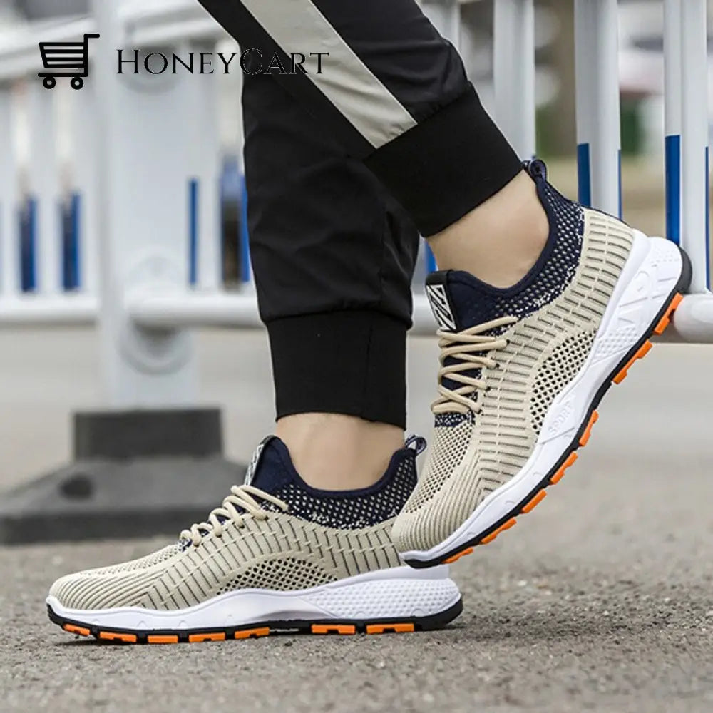 Mens Arch Support Orthopedic Casual Breathable Sneakers