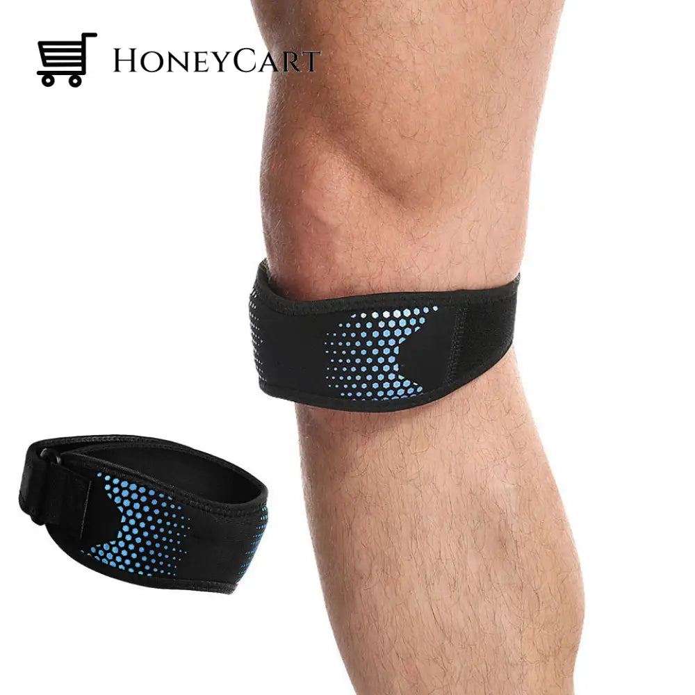 Mens Fashion Mountaineering Knee Guards Blue Single / One Size Outdoor Cj