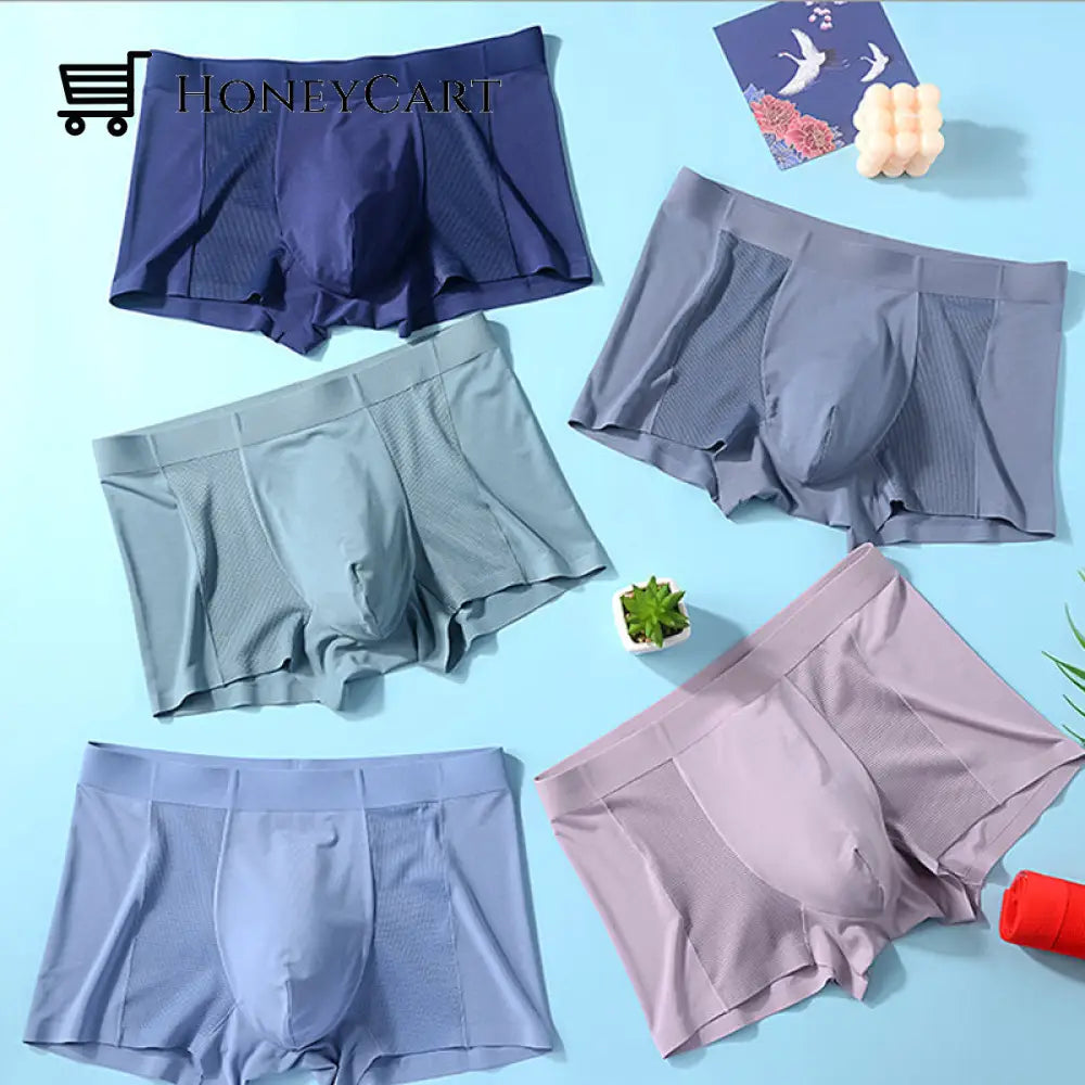 Mens Hollow Breathable Underwear