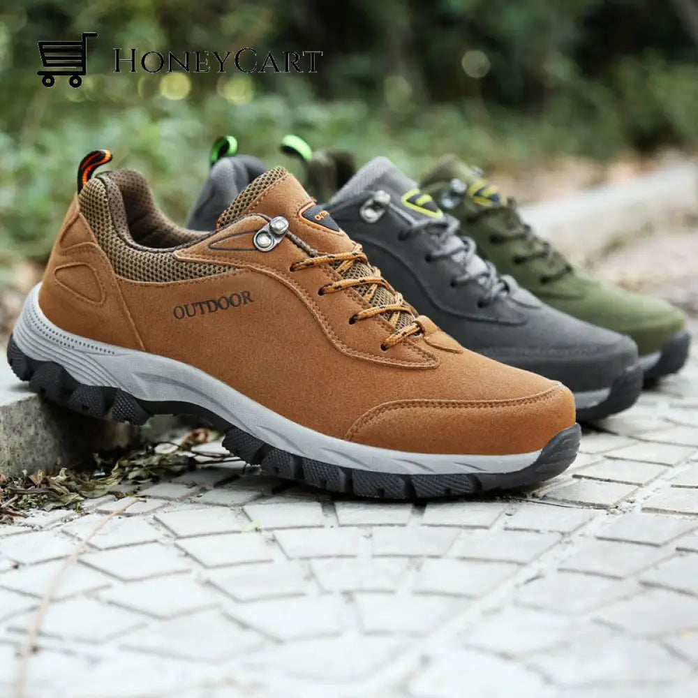 Mens Walking Shoes Good Arch Support Outdoor Breathable Myx-Shoes