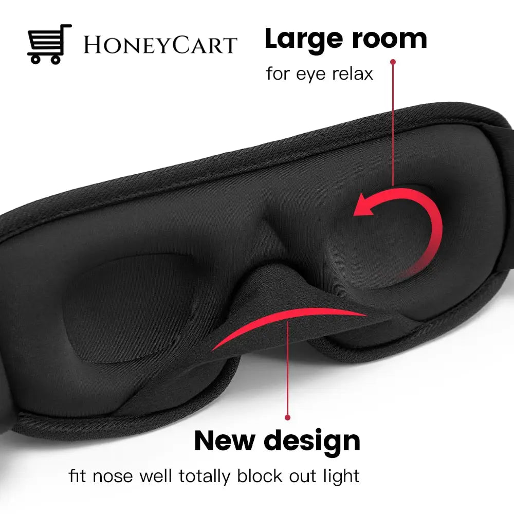 Merall 3D Blindfold Sleeping Aid Mask Aids