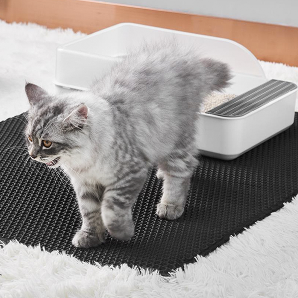 AdoraPaws | Cat Double Layer Mess Free Urine Proof Litter Mat