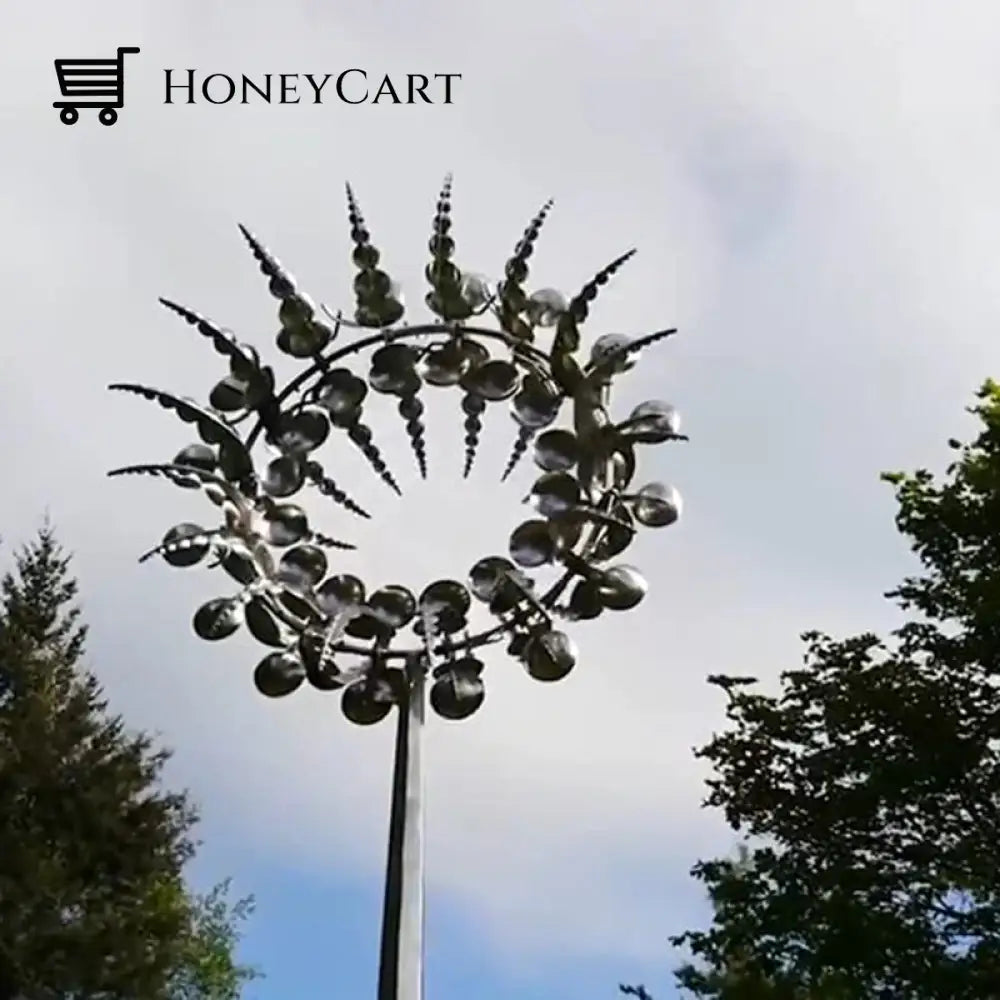 Metal Outdoor Windmill Plastic