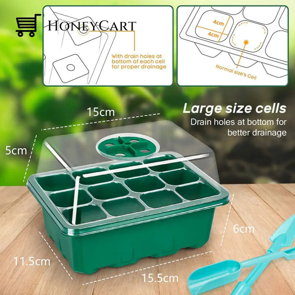 Mini Greenhouse Nursery Tray50% Off Household & Accessories
