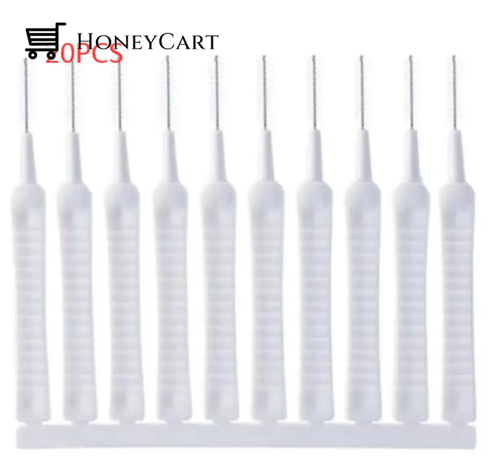 Mini Hole Cleaning Brush 20Pcs Plastic