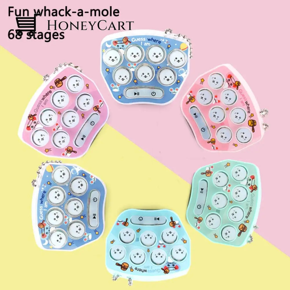 Mini Pocket Whac-A-Mole Keychain Toy Toys