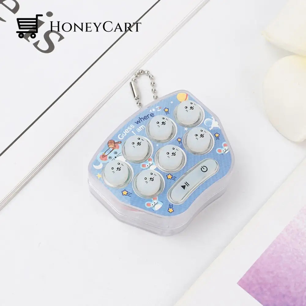 Mini Pocket Whac-A-Mole Keychain Toy Transparent Toys