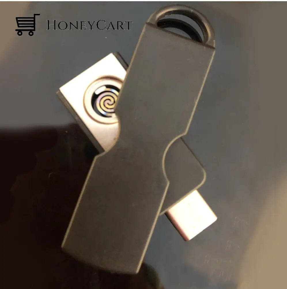 Mobile Phone Usb In-Line Cigarette Lighter Type-C Micro Convenient Mini Outdoor Black Home & Garden