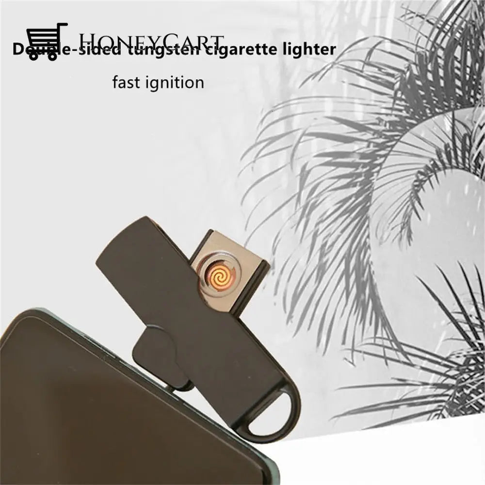 Mobile Phone Usb In-Line Cigarette Lighter Type-C Micro Convenient Mini Outdoor Home & Garden