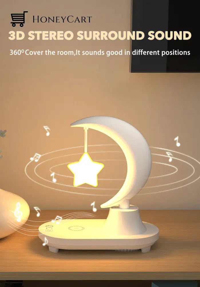 Moon Star Wireless Charging Night Lamp Lamps