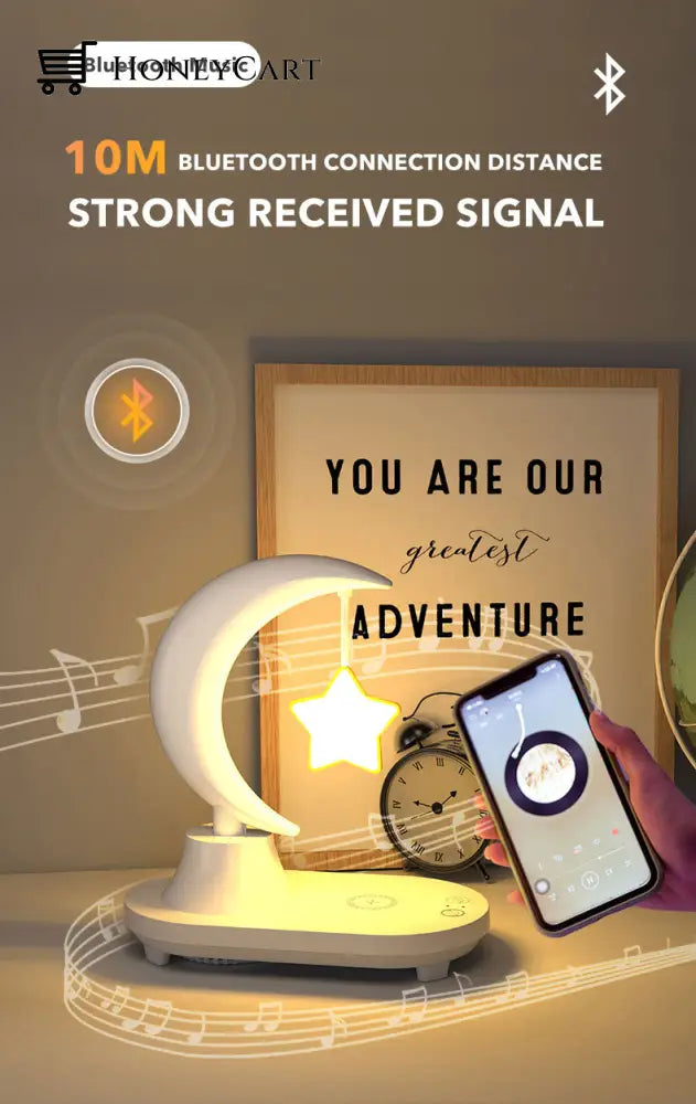 Moon Star Wireless Charging Night Lamp Lamps
