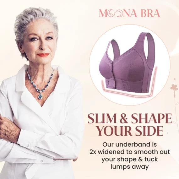 Moona Bra (Last Day Sale 83% Off) Front Closure Breathable Bra For Seniors