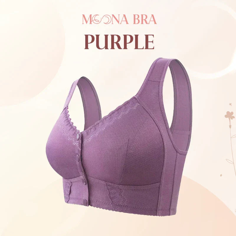 Moona Bra (Last Day Sale 83% Off) Front Closure Breathable Bra For Seniors