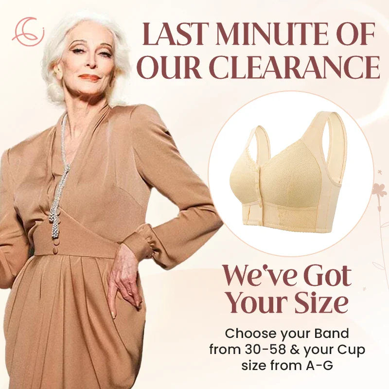 Moona Bra (Last Day Sale 83% Off) Front Closure Breathable Bra For Seniors