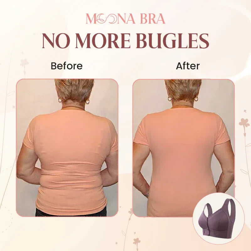 Moona Bra (Last Day Sale 83% Off) Front Closure Breathable Bra For Seniors