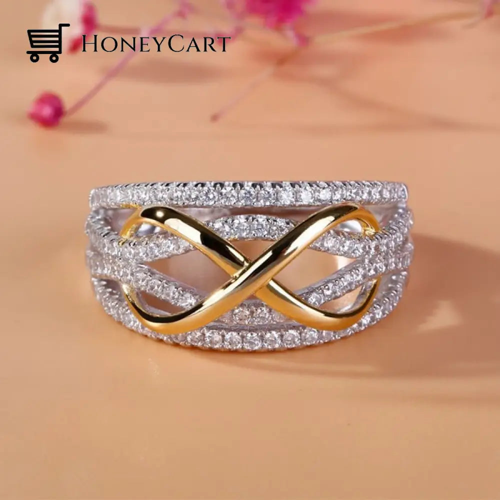 Mother & Daughter Forever Linked Together Ring