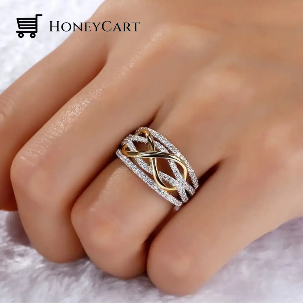 Mother & Daughter Forever Linked Together Ring