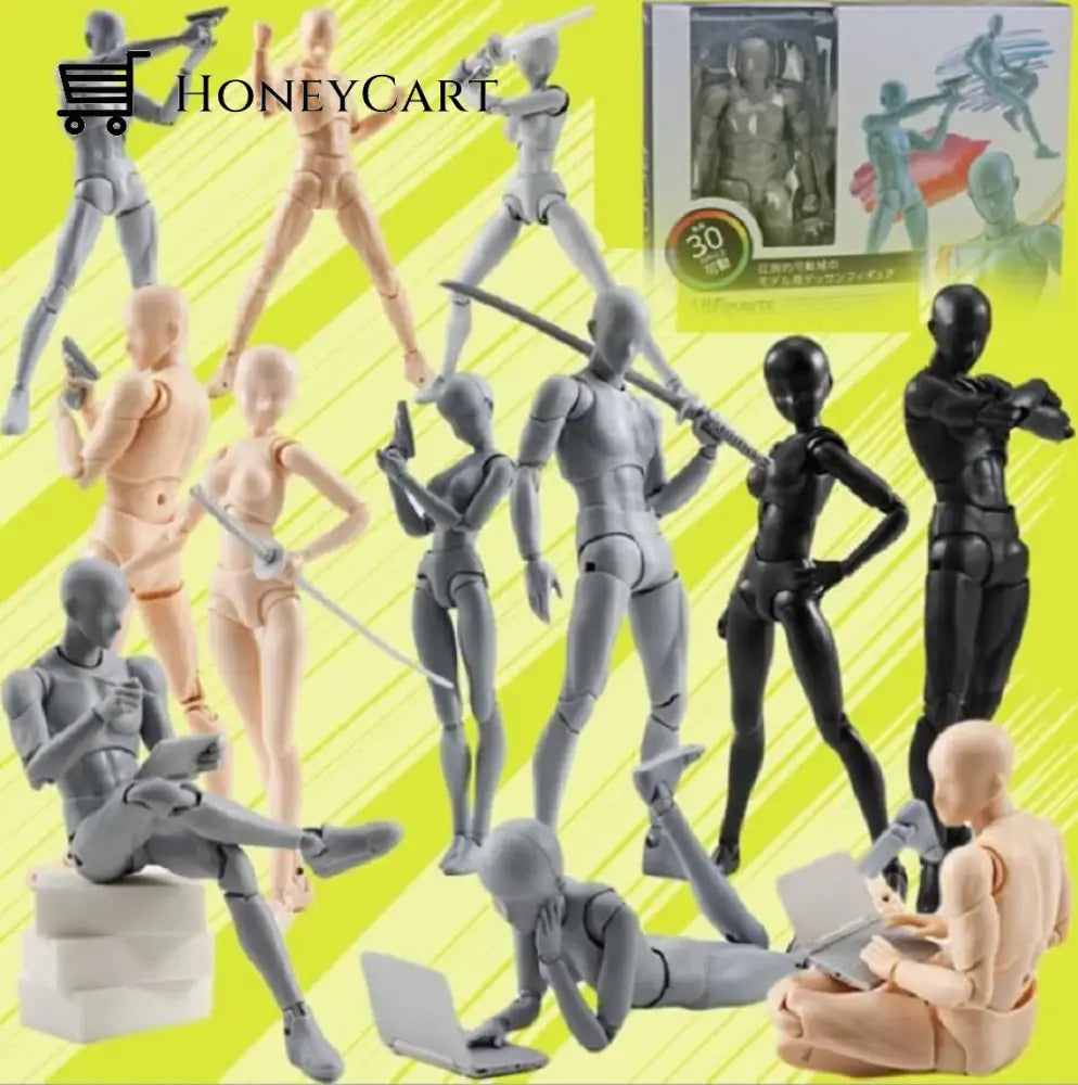 Movable Body Action Figure Toy