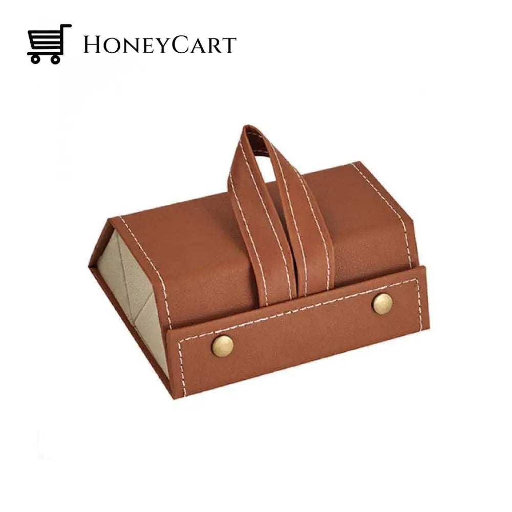 Multi-Sunglasses Case 3 Slot Brown