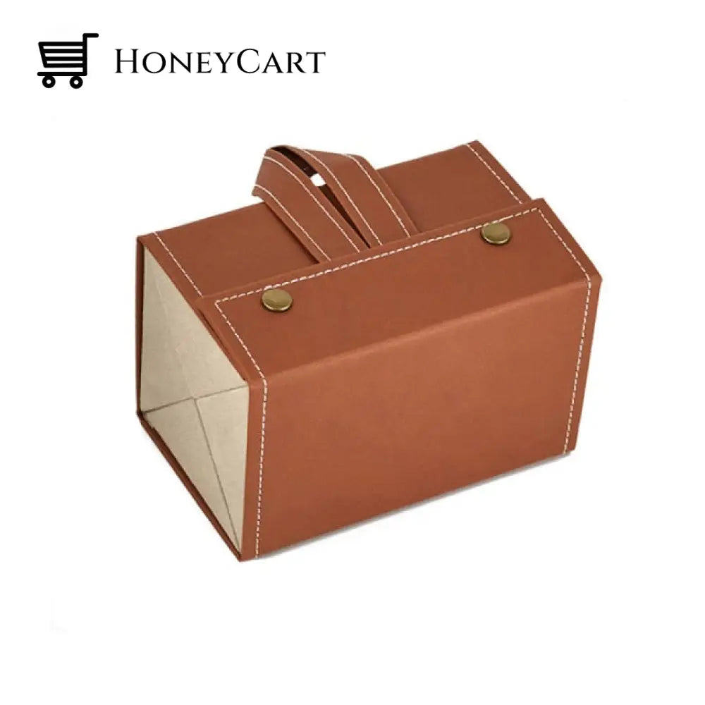 Multi-Sunglasses Case 4 Slot Brown