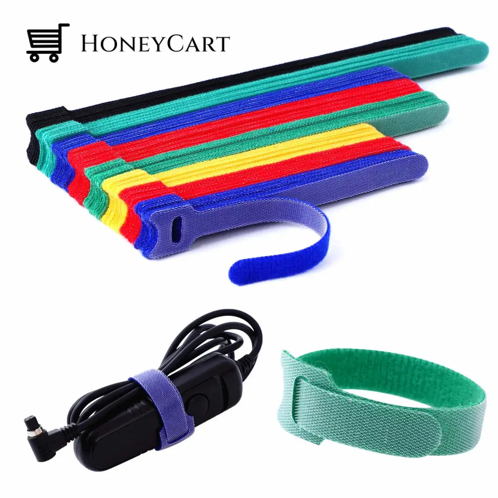 Multicolor Separable Cable Organizer Ties Management