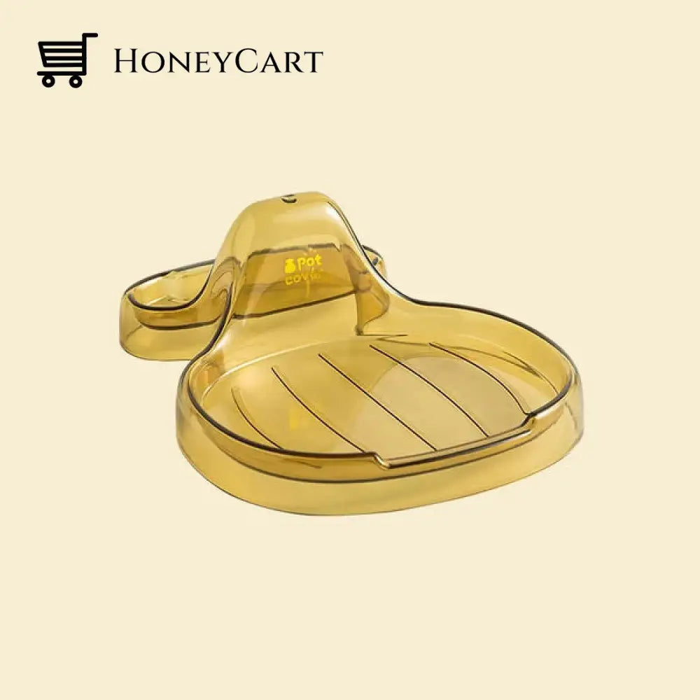 Multifunction Kitchen Spatula Rack Transparent Khaki