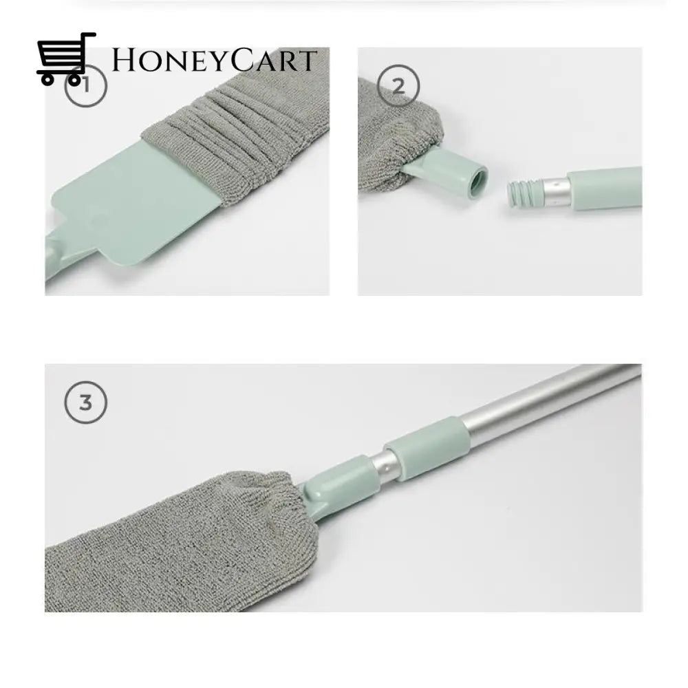 Multifunction Retractable Microfiber Dust Brush Gap Mop