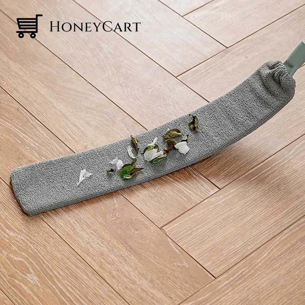 Multifunction Retractable Microfiber Dust Brush Gap Mop With 2 Cloth