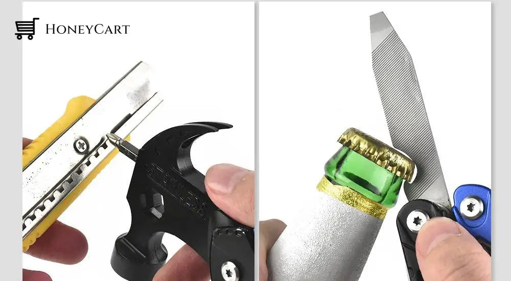 Multifunctional Pliers With Folding Nail Hammer Others