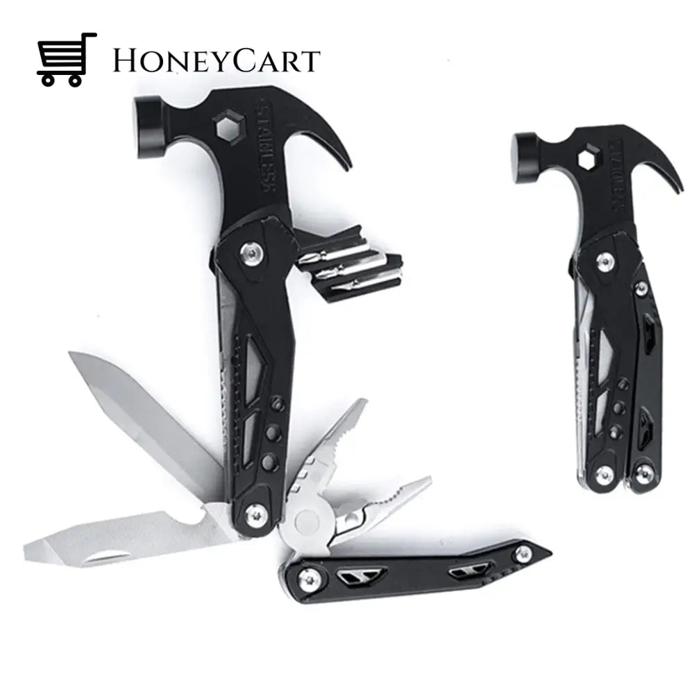 Multifunctional Pliers With Folding Nail Hammer Others