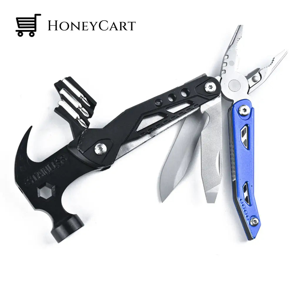 Multifunctional Pliers With Folding Nail Hammer Others