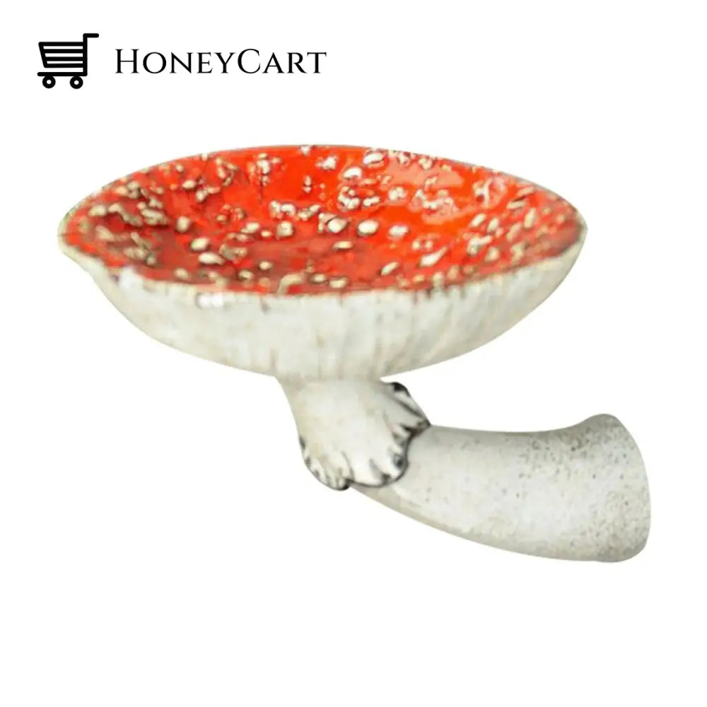 Mushroom Shape Floating Resin Wall Shelf L Decor