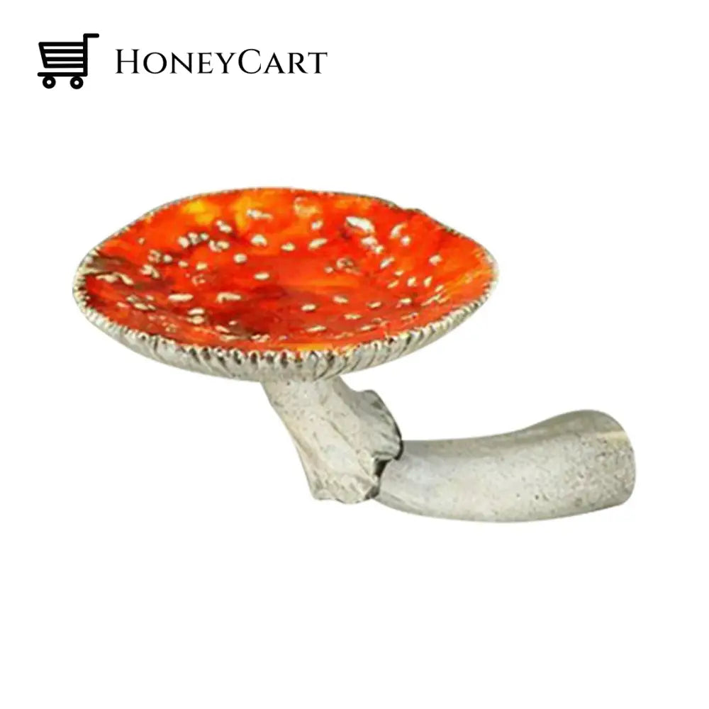 Mushroom Shape Floating Resin Wall Shelf M Decor